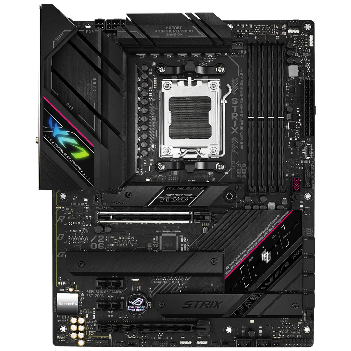 ASUS ROG STRIX B650E-F GAMING WIFI ATX For AMD Ryzen 7000 Series CPUs Socket AM5