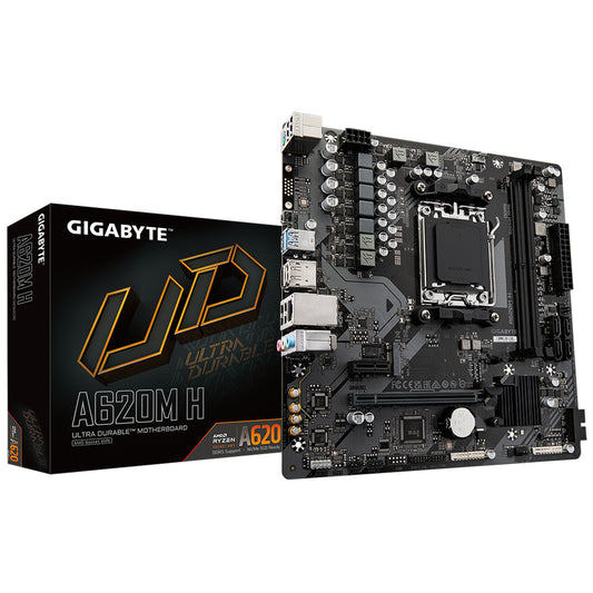 Gigabyte A620M H mATX Motherboard For AMD Ryzen 7000/8000