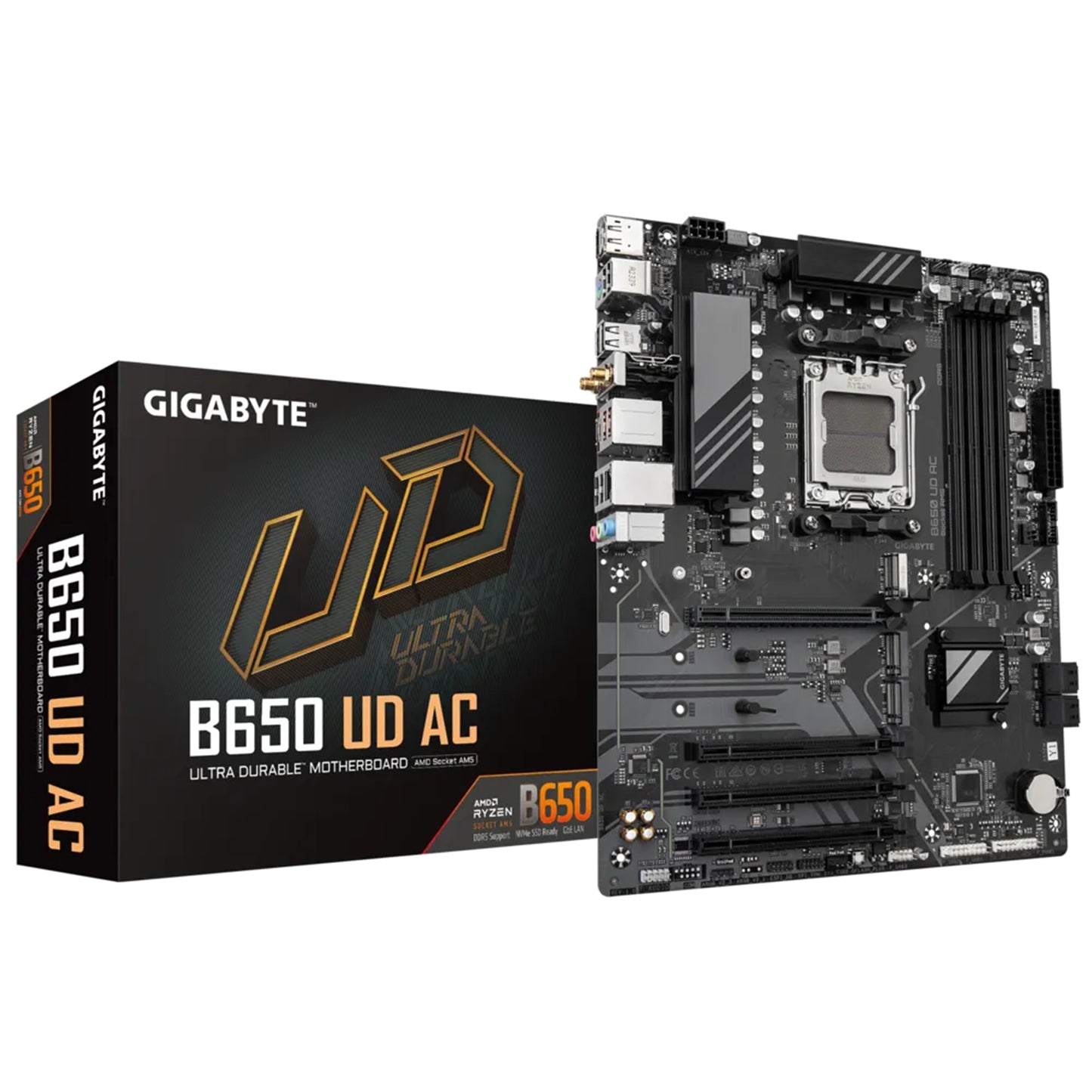 Gigabyte B650 UD AC ATX Motherboard For AMD Ryzen 7000/8000