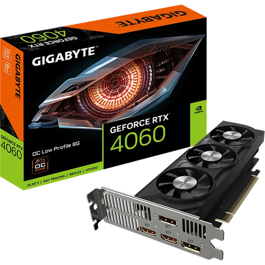 Gigabyte NVIDIA GeForce RTX 4060 OC Low Profile 8GB GDDR6 Graphics Card