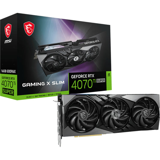 MSI NVIDIA GeForce RTX 4070 Ti SUPER GAMING X SLIM 16GB GDDR6X Graphics Card