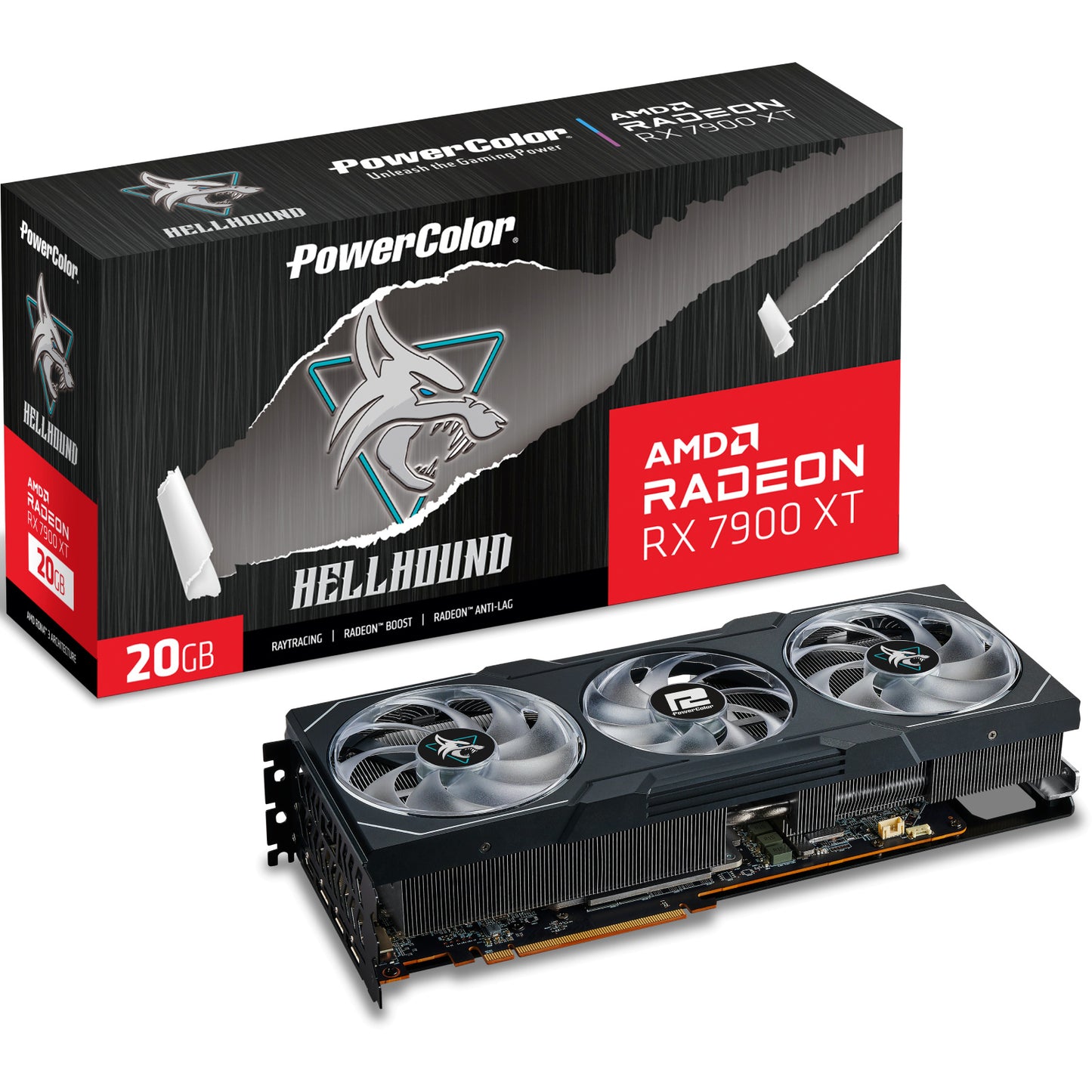 Powercolor Hellhound AMD Radeon RX 7900 XT OC 20GB GDDR6 Graphics Card