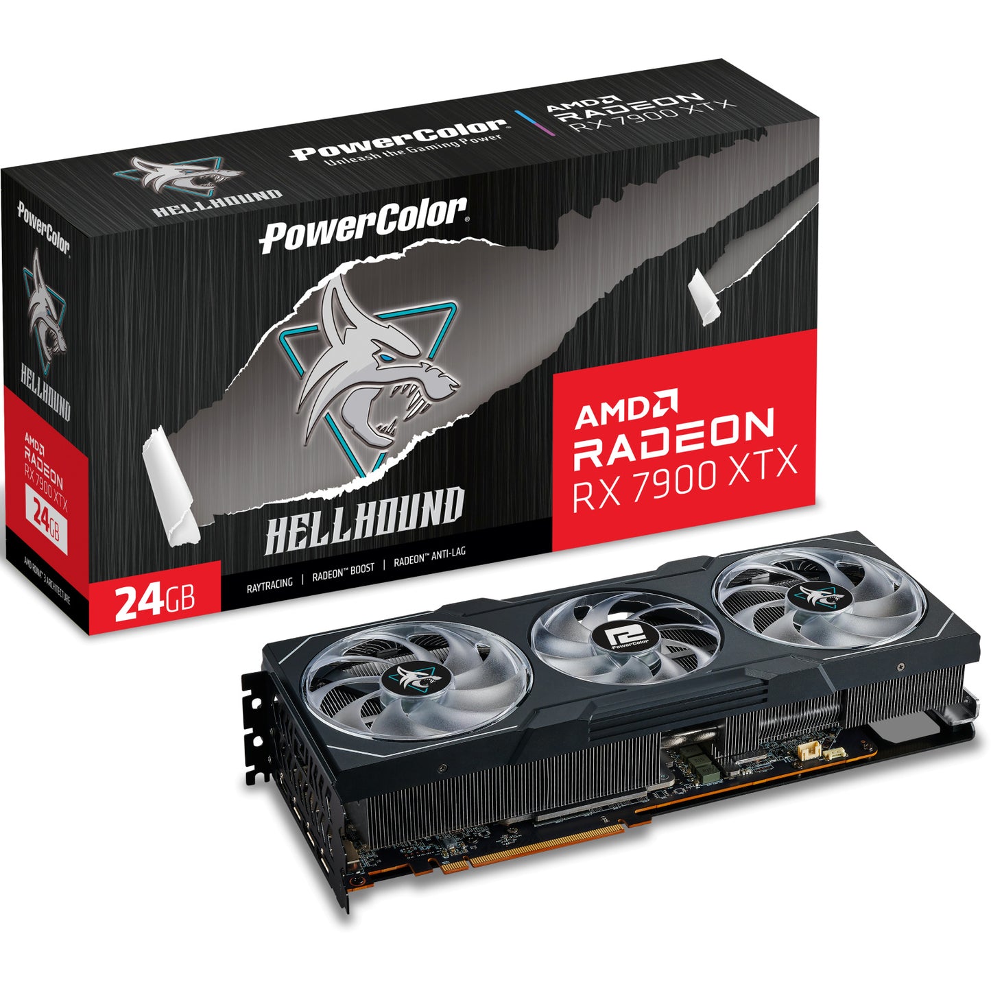 Powercolor Hellhound AMD Radeon RX 7900 XTX OC 24GB GDDR6 Graphics Card